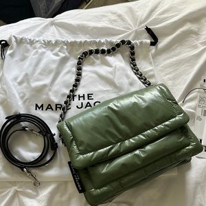 The Marc Jacobs Pillow Bag - Sage Green